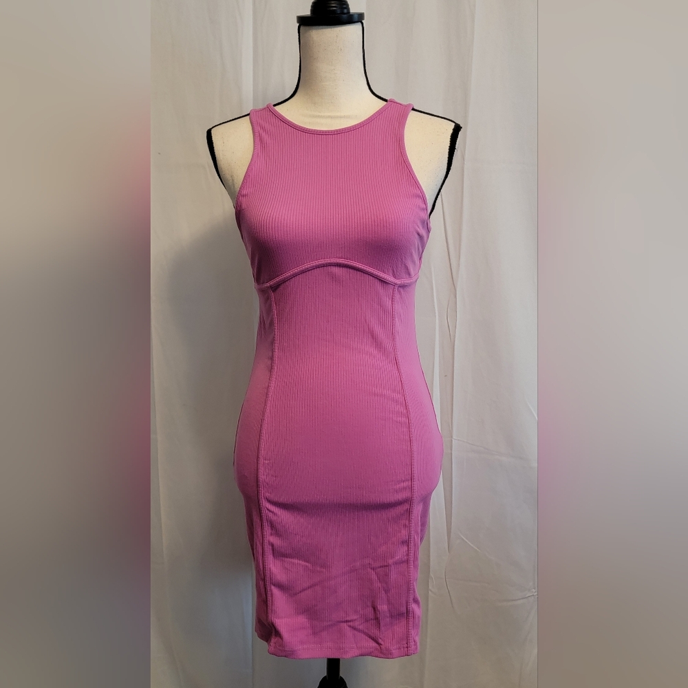 SHEIN Sleeveless Fuchsia Mini Dress